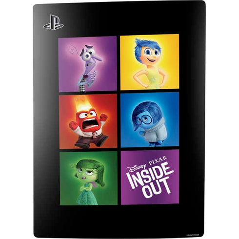 Disney Inside Out Character Portraits PS5 Console Skin
